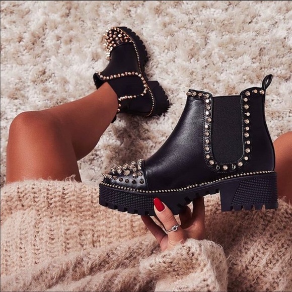 ๐ Studded Booties ๐ - Picture 1 of 2